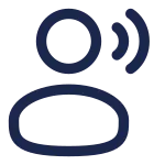 User Speak SVG Icon